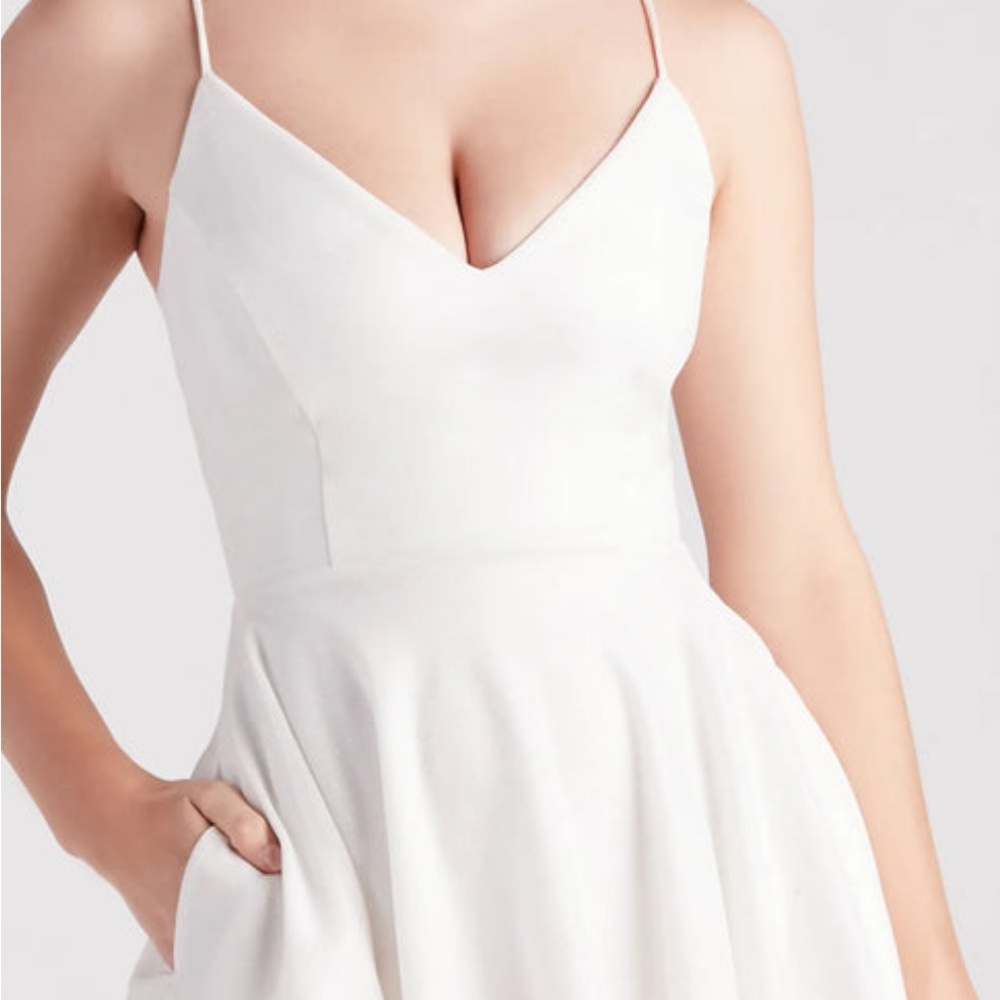 Erina Formal Woven Glitter And Lace Dress